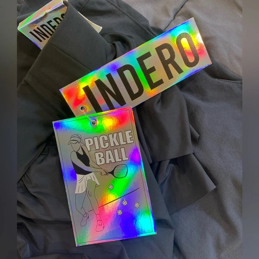 NWT!Pickle Ball skirt w-built in shorts Black size Medium - Picture 9 of 11